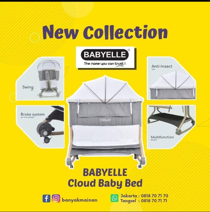BABYELLE CLOUD BABY BED