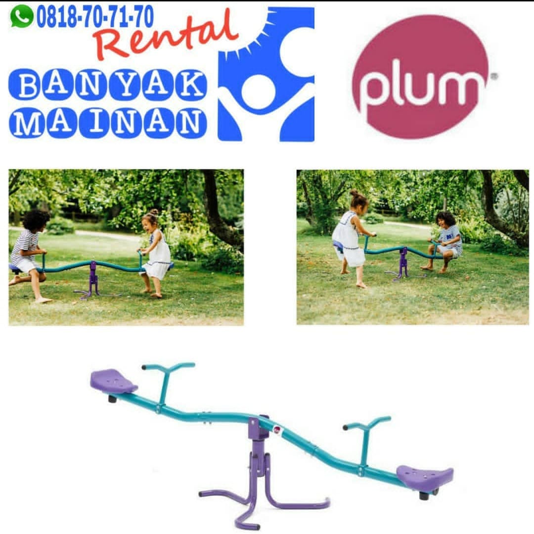 METAL SEESAW PLUM BLUE