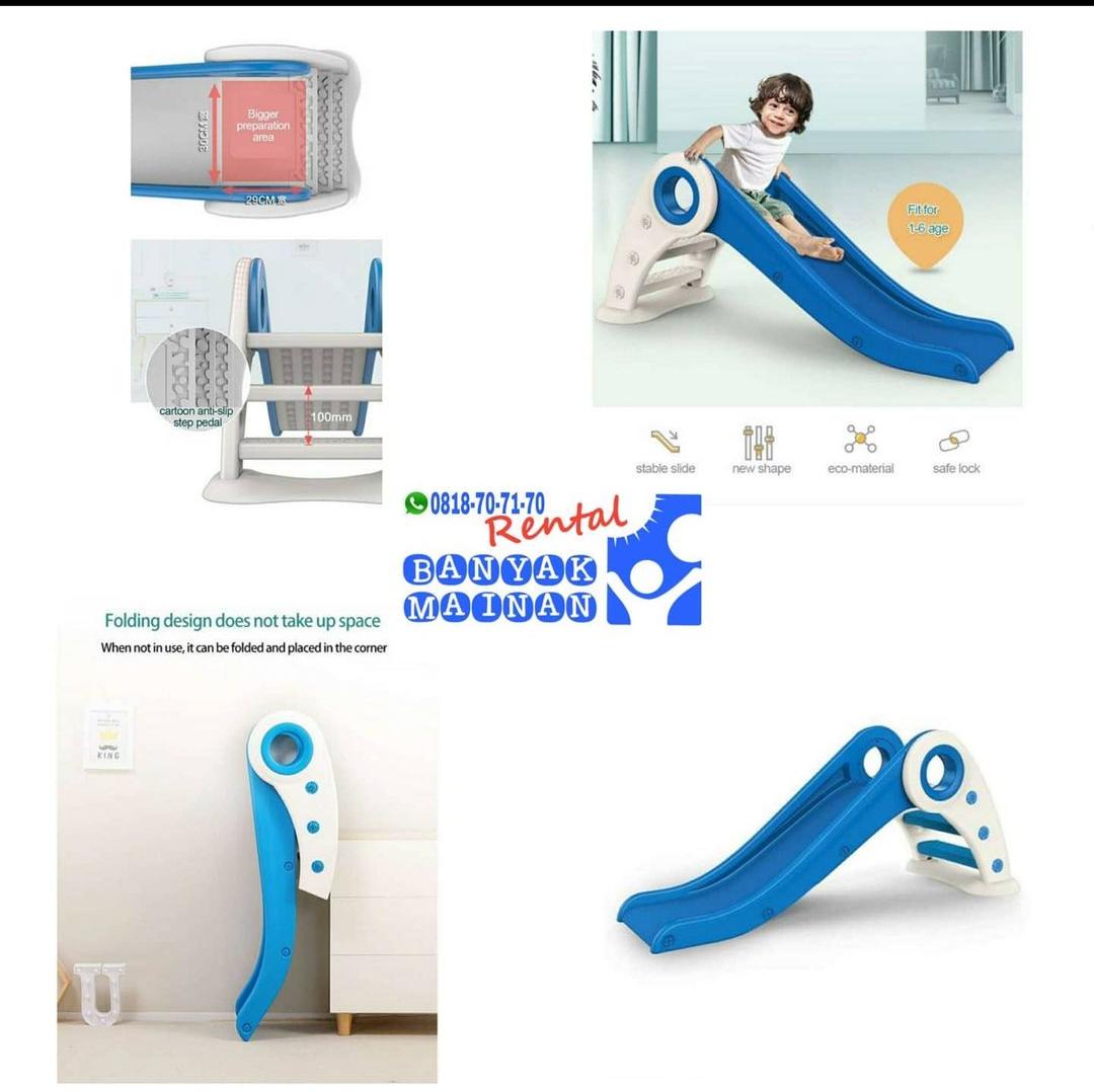 SOFTPLAY SLIDE BLUE / RED