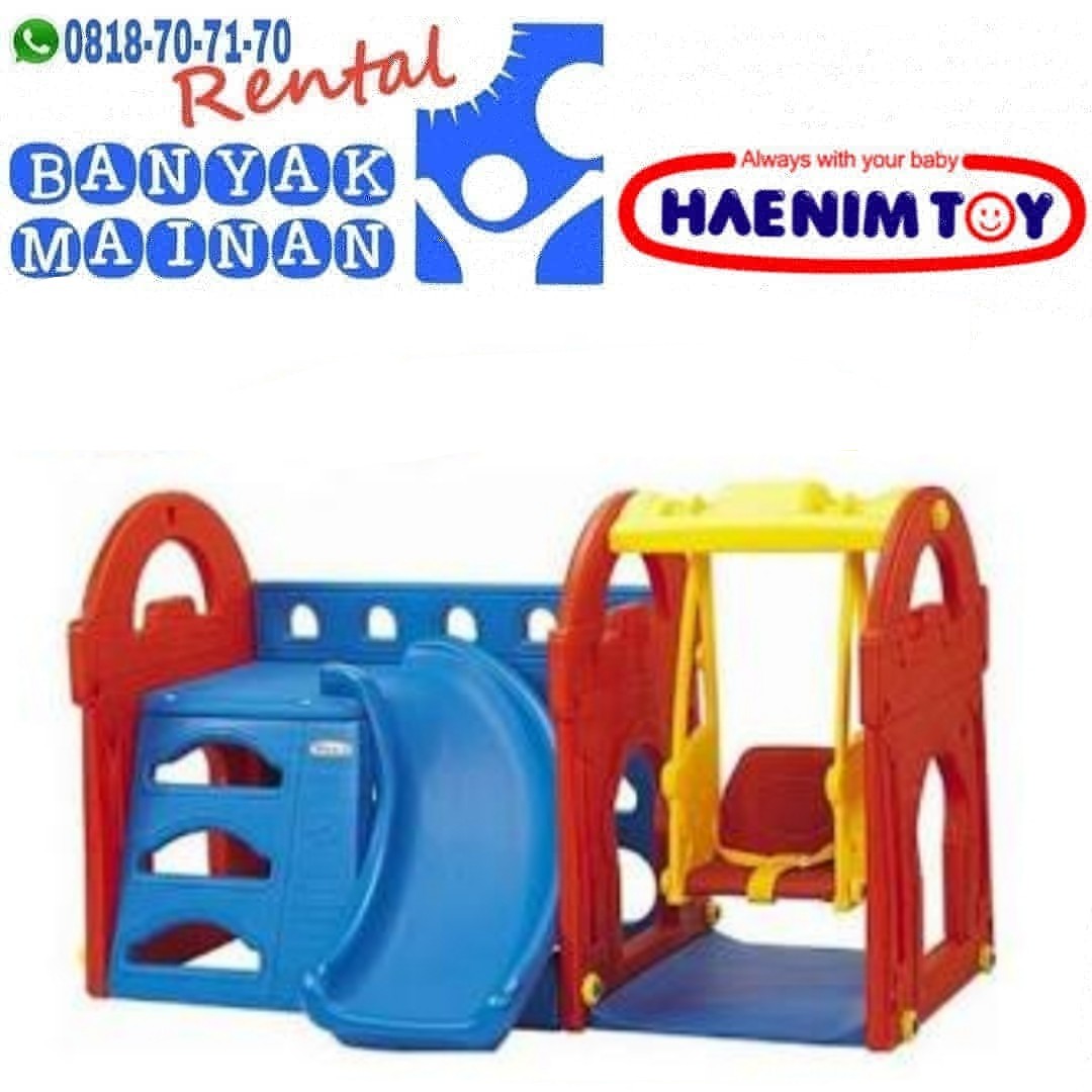 LITTLE CASTLE SLIDE AND SWING