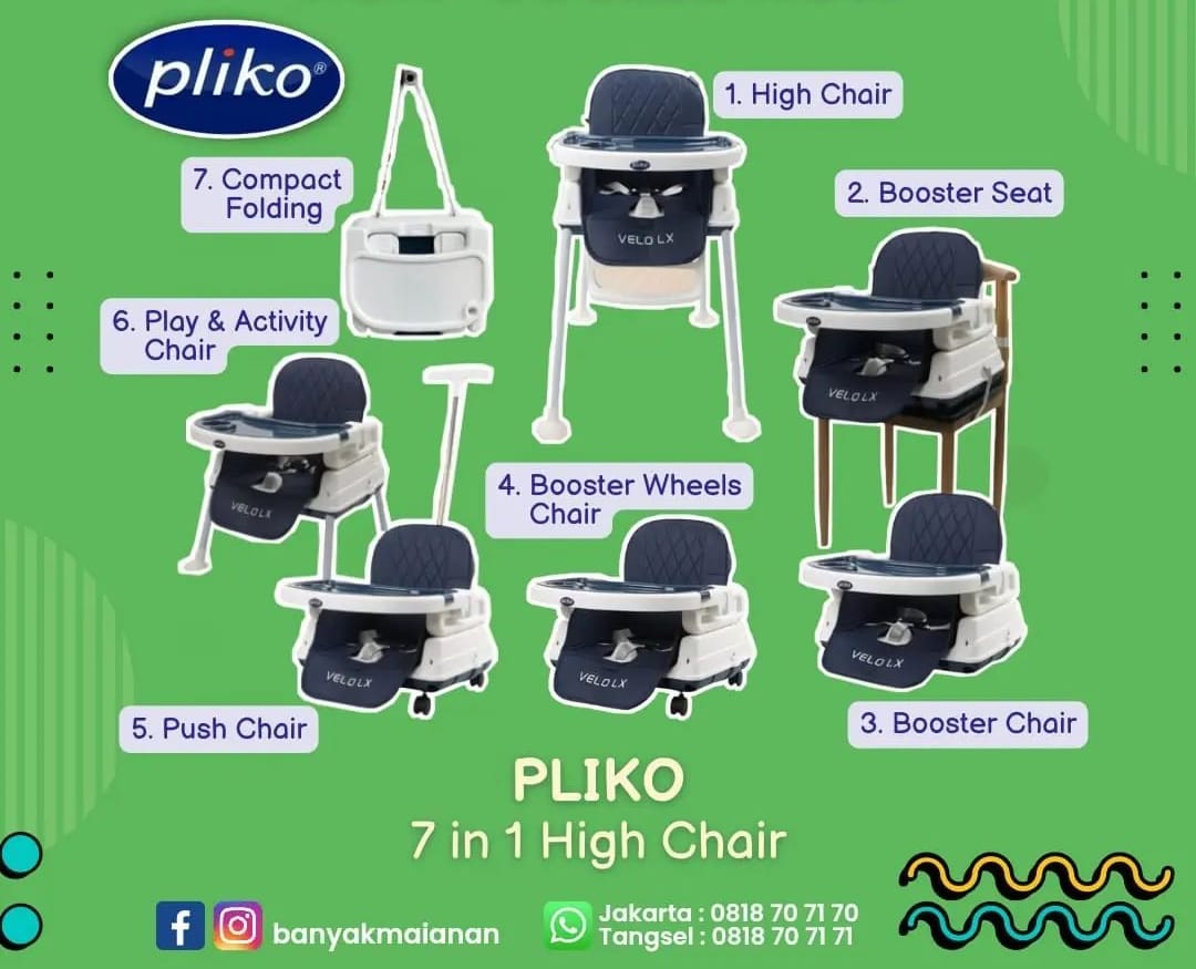 PLIKO 7IN1 HIGH CHAIR