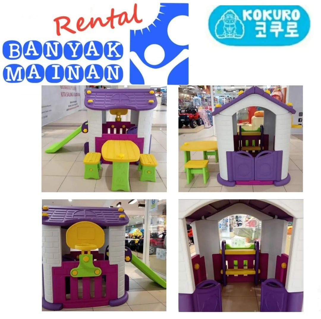 KOKURO PLAYHOUSE WITH SLIDE AND BASKET