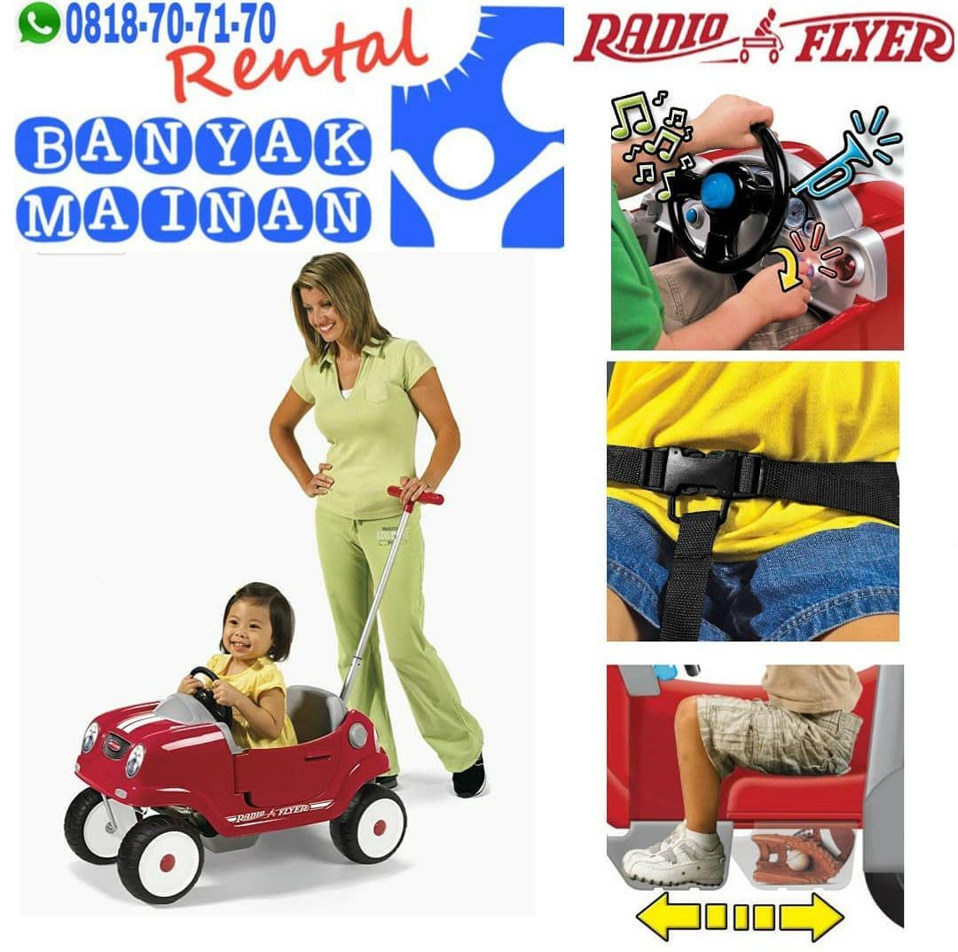 RADIO FLYER CAR WITH STICK