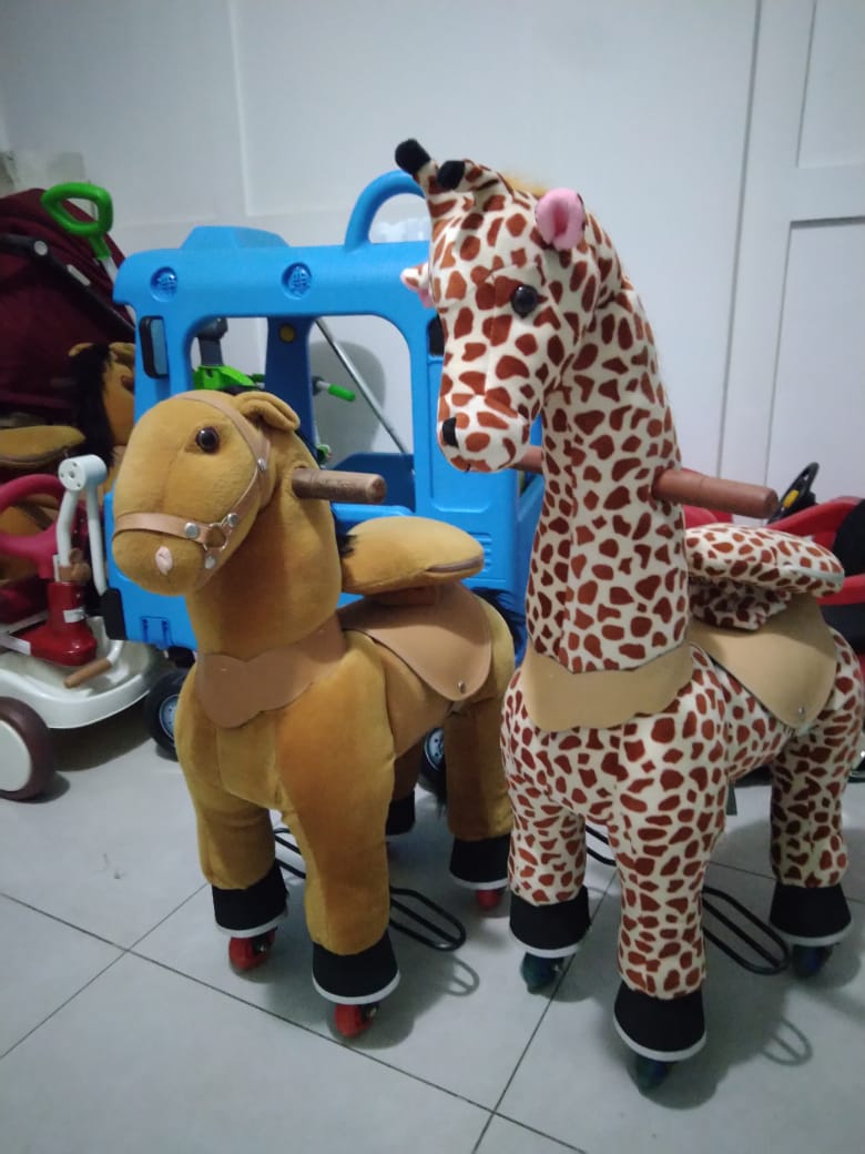 KUDA GENJOT, JERAPAH, UNICORN