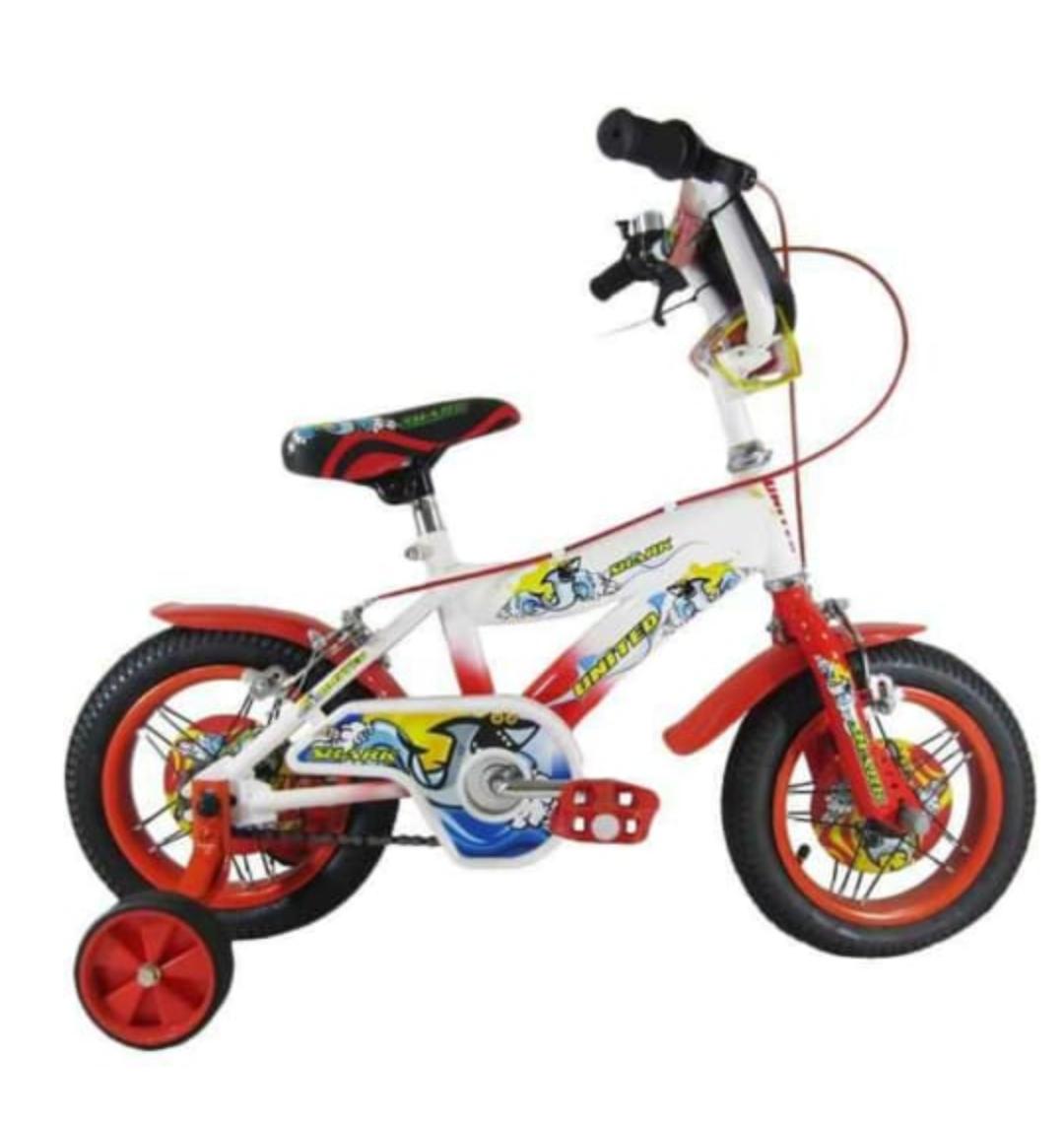 SEPEDA UNITED 16 INCHI MERAH PUTIH
