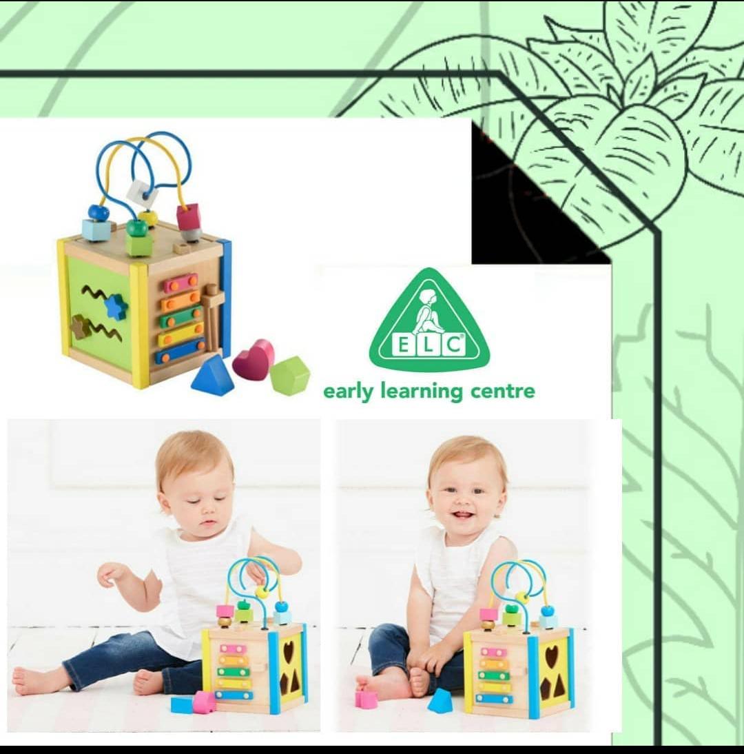 WOODEN ACTIVITY CUBE