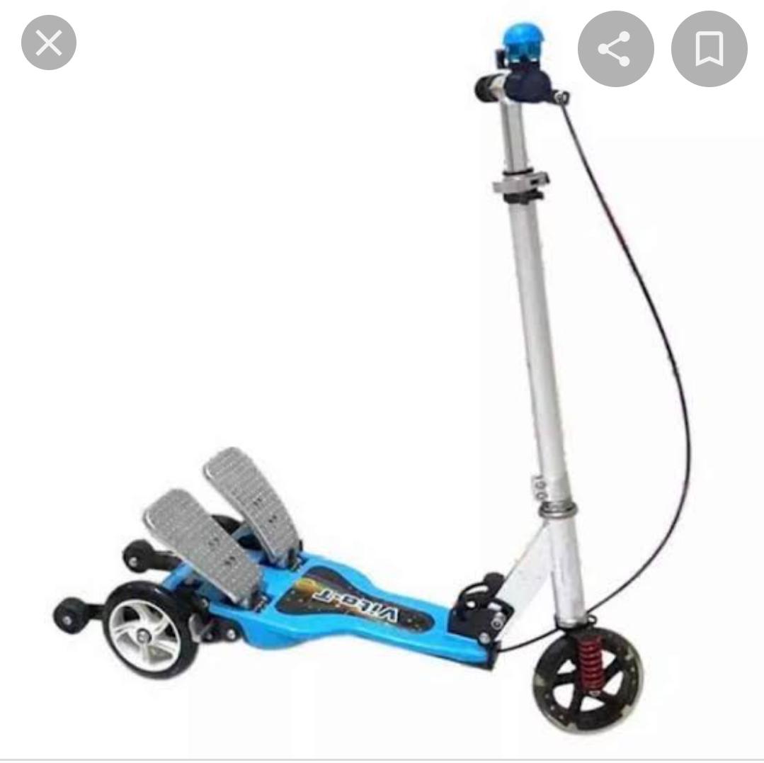 SCOOTER PEDAL RODA TIGA