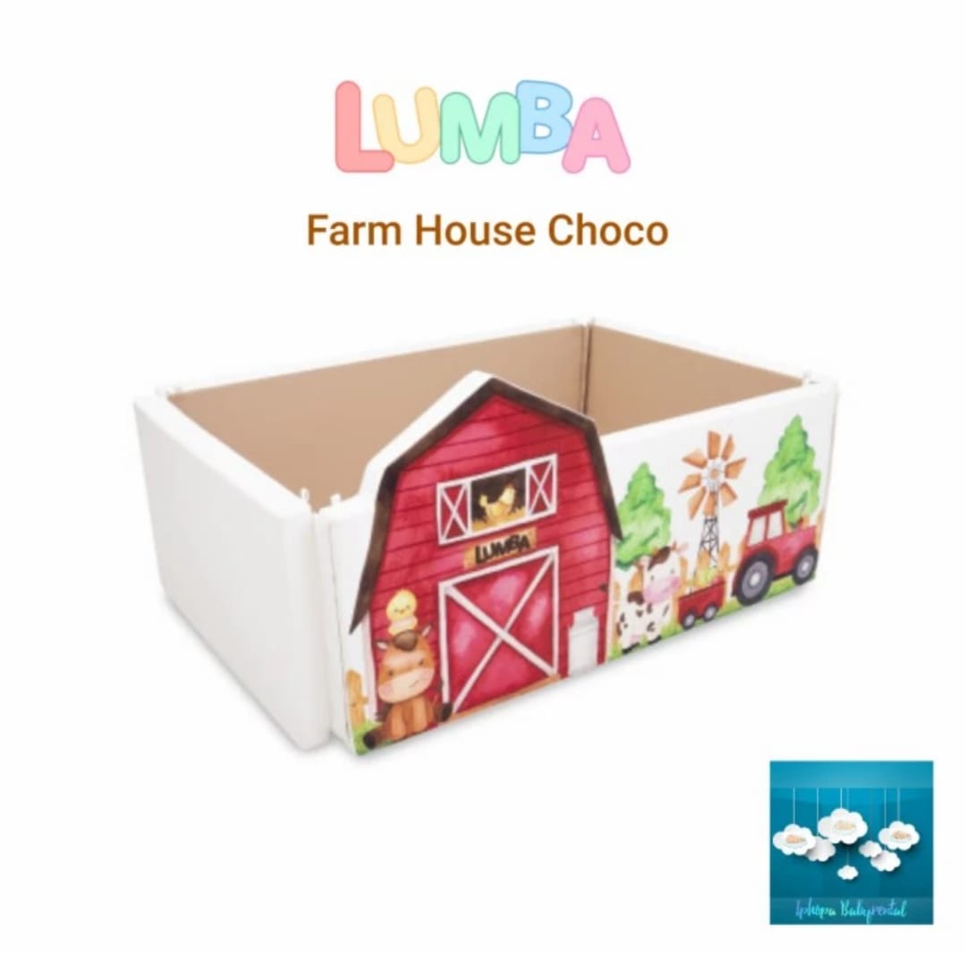 LUMBA PLAYMAT FARM HOUSE CHOCO