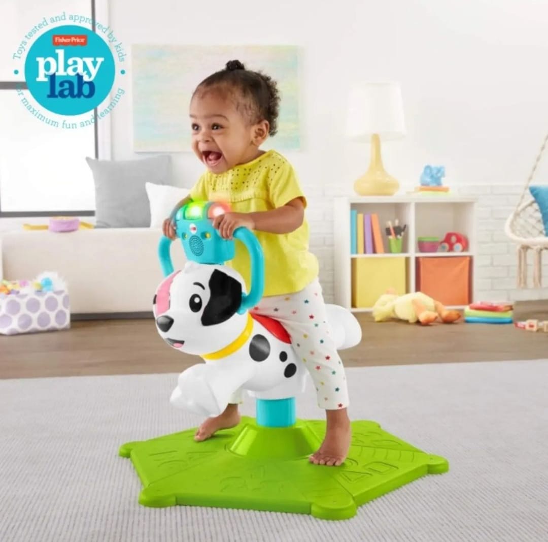 FISHER PRICE BOUNCE & SPIN PUPPY