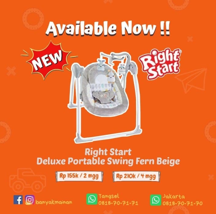 RIGHT START DELUXE PORTABLE SWING